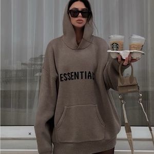 NWOT Essentials Knit Hoodie SOLD OUT